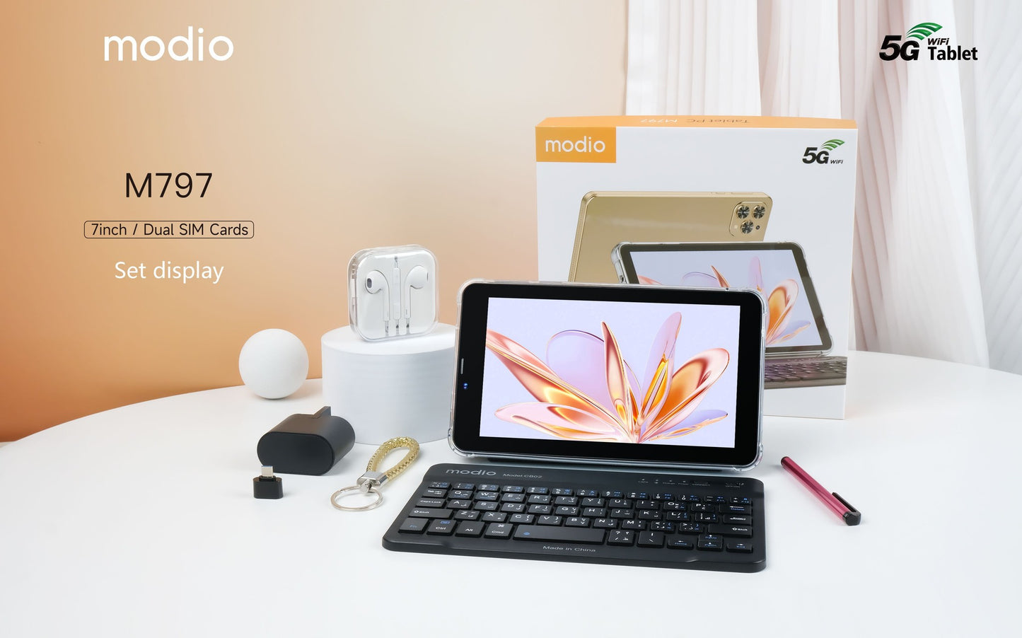 بشاشة 10.1 بوصة - أداء مميز بسعر تنافسي  -  Modio M 797 تابلت